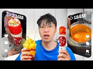 I Ate ONLY Viral Tiktok Food for 100 Hours
