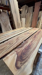 Crafting these 4 benchtops for a barbershop, ready to be installed. Two pairs to be joined for a flawless finish! Lets us bring your vision to life! Contact us today: 📞 0406 920 008 📍(Gate B) 6 Melissa street, Auburn 2144, NSW ⏱️ 8:00am - 4:00pm, Mon - Sat #Custom #TimberSlab #Woodworking #customfurniture #Timber #CamphorLaurel | Go Natural Timbers - Slabs and Burls