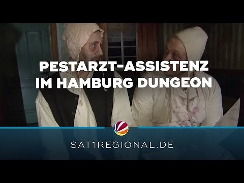 Hamburg Dungeon: SAT.1 REGIONAL-Reporter assistiert Pestarzt