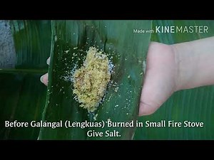 Galangal/Laos for Skin Fungus,Tinea Versicolor and Ringworm.Obat Panu,Kadas,Kurap.