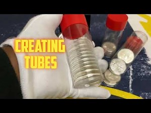 Filling Up The silver coins Tubes