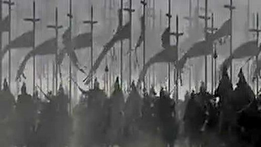 中国 古代千军万马战争场面