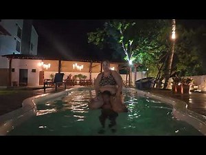 Shoulder Ride in the Pool