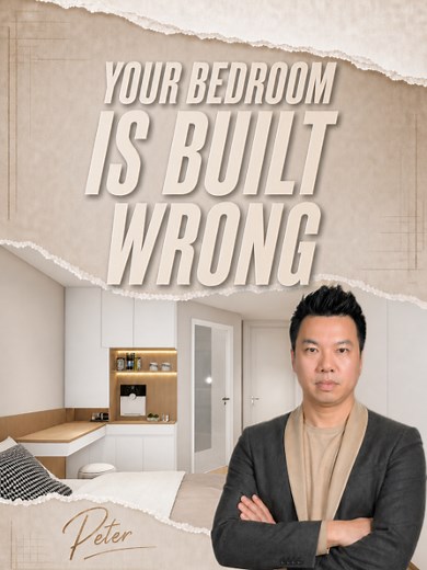Bedroom Design: Optimize Space by Moving Wardrobe