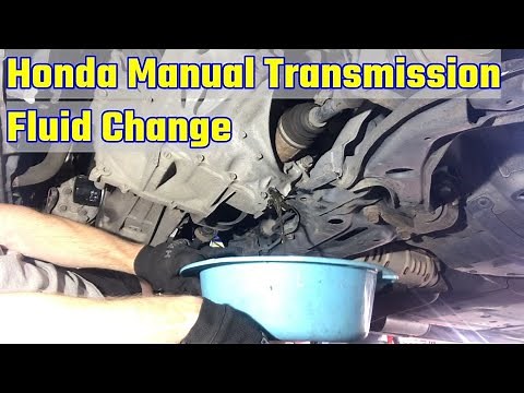 Honda Manual Transmission Fluid Change