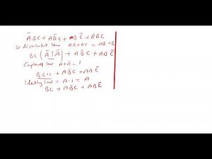 26. Simplify the boolean function using boolean algebra laws.