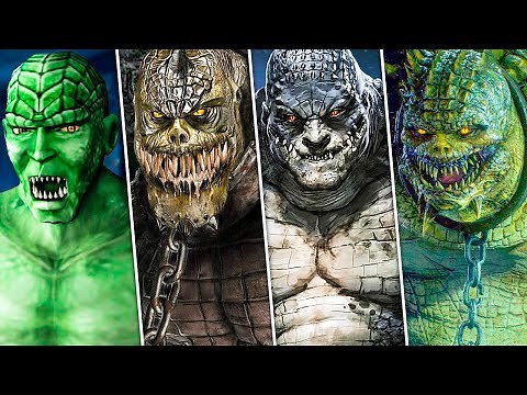 Evolution of Killer Croc Boss Fights in Batman Games 2003 - 2015