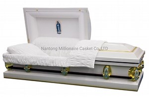 [Hot Item] Burial Vaults for Sale Metal Coffins White Caskets