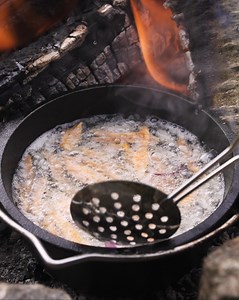 7.5K views · 58 reactions | Experience the extraordinary: from quartering frozen ostrich eggs to crafting the ultimate omelette, seasoned and grilled to perfection over open flames. Dive into a flavorful world of roasted ostrich eggs, where each bite is an unforgettable delight. ️ #firekitchen #ostrichegg #grilling | Fire Kitchen | Facebook