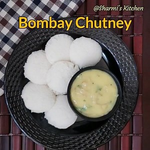 Bombay chutney/Besan Chutney/Kadalaimaavu Chutney which goes well with idli, dosa, poori, chapati. Recipe link: http://www.sharmiskitchen.com/2018/08/bombay-chutney-recipe-besan-chutney-kadalai-maavu-chutney/ Youtube link: https://youtu.be/Z7zve8IxqYY | Sharmi's Kitchen