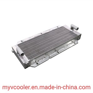 [Hot Item] Manufacturing Brazed Aluminum Radiator Core Air to Oil Cooler for Compressors