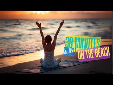 30-Min Beach Sunset Stretch: Transform Your Body & Mind at Golden Hour #SunsetYoga #BeachVibes🌅🧘‍♀️✨