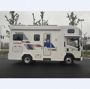 [Hot Item] Newest Model HOWO 4X2 4X4 Automatic Transmission Motorhome 6 Persons RV Caravan