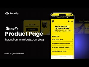 How to create Shopify FAQ Page in PageFly | Shopify FAQ Page example (Legacy Editor)