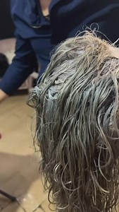 Coloring wig from blonde color to silver gray #hairdyeing dye | Saly Jolie Hair