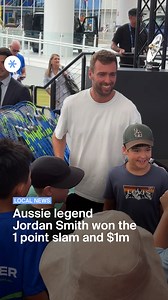 12K views · 33 reactions | Who wants to be millionaire?螺 Sydney tennis amateur Jordan Smith lived out a dream at Melbourne Park last night, beating multiple professionals in the 1 point slam on his way to $1 million . . . . #tennis #ausopen #jordansmith #mysecretmelbourne | Secret Melbourne | Facebook