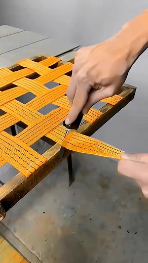 Watch the weaving process of seat straps - Why Work Hard When Machines and tools Work Smart #machinery #manufacturing #weaving | WellsonSmith