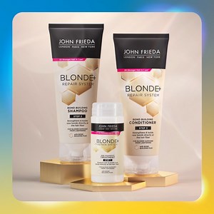 32 reactions | JOHN FRIEDA BLONDE+ REPAIR SYSTEM Tvoja plava. Tvoja...