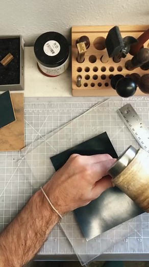 Working shell cordovan is a treat. #cordovan #leathercraft #bespoke | Saangoh Leather