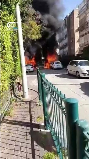 Footage shows missile impact in Tel Aviv, surrounding areas