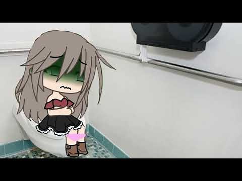 Cute Girl has a really bad diarrhea because she ate too much Ice Cream