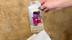 Watchover Voodoo 3-Inch Fleur-De-Lis Keychain - Handcrafted Gift to Bring Good Luck and Positivity Everywhere You Go