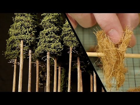 Tall Forest Pine Trees – Model Railroad Scenery