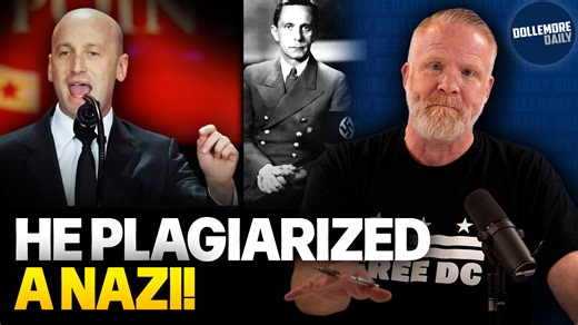 Jesse talks about the stark similarities between Stephen Miller’s remarks at Charlie Kirk’s memorial last night and a 1932 speech delivered by Joseph Goebbels in 1932. | Dollemore Daily