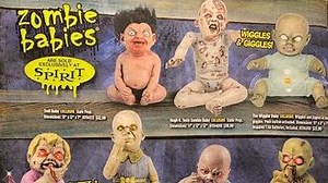 Spirit Halloween catalogs 2012 and 2013