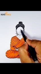 31K views · 208 reactions | Most Easy Buddha Drawing 殺 Easy Drawing for Beginners ❤️ #buddha #RongPencil #Drawing #Draw #art #easydrawing #cute #beautiful #artvideo | Rong Pencil | Facebook