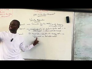 IFRS 13: Fair Value Measurement- Valuation Approaches