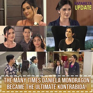 281K views · 1.8K reactions | TRIGGER WARNING! Gigil ka na rin ba kay Mother Dragon Daniela Mondragon sa teleseryeng Kadenang Ginto? Balikan ang kanyang top kontrabida scenes sa #KapamilyaUpdate na ito: For more EXCLUSIVE videos, go to kadenangginto.abs-cbn.com! | ABS-CBN | Facebook