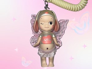 Custom Kiss Keychain- Lop Ear Rabbit - Etsy