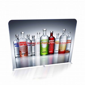 [Hot Item] 8FT Straight Fabric Display Banner Stand Double Sided Package