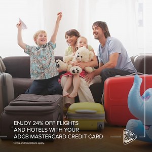 Start ticking off your travel bucket list with ADCB. Enjoy 24% off flights and hotels on MakeMyTrip when you book with your ADCB Mastercard Credit Card. Learn more on adcb.com/mmt | Abu Dhabi Commercial Bank