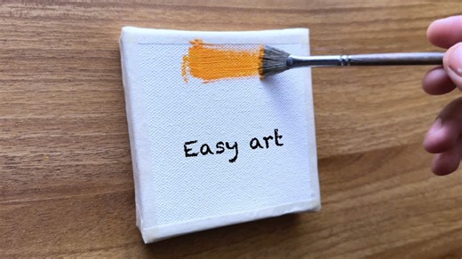 Tulips flower field at evening acrylic painting full tutorial 💐🌄 | Vinee Painting