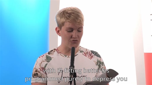 Caroline Bird (@CarolineBirdUK) reads at #ThePoetryReview Summer 2023 launch at the Poetry Café Poetry Society Members can watch the full reading here: poetrysociety.org.uk/exclusive-content/caroline-bird/ | The Poetry Society | Facebook