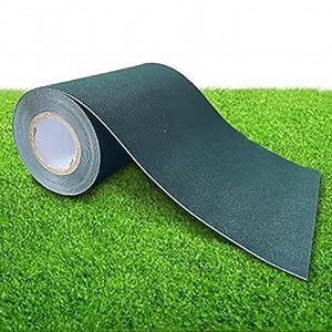 Artificial Grass Tape, Turf Seam Tape, Self-Adhesive Seaming Tape for Lawn Carpet Jointing, Connecting Synthetic Turf Lawn Mat (Dark Green, 6-inch16.5ft)