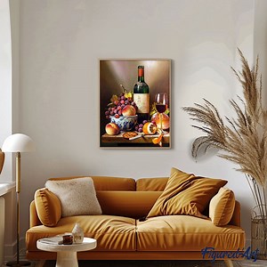 Paint by Numbers - Wine and Fruits