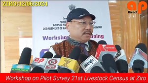 2.1K views · 26 shares | ZIRO:12/06/2024: Govt. Of India, Ministry of Fisheries, Animal Husbandry & Dairying Govt. Of Arunachal Pradesh organise Workshop cum training on Pilot Survey 21st Livestock Census at Ziro. | ApDirect India | Facebook