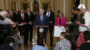 Senate Minority Leader Mitch McConnell suddenly stopped speaking during a weekly Republican leadership news conference on Wednesday afternoon. Updates: https://on.nbcdfw.com/ENfumwn | NBC DFW