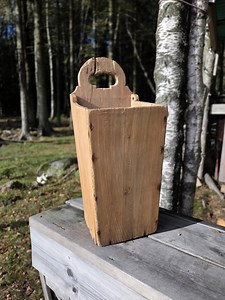 Antique Kindling Box | Norwegian Wooden Firewood Carrier | Primitive Scandinavian Hearth Decor - Etsy UK