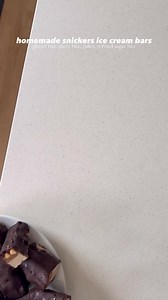 4.5K views · 117 reactions | homemade snickers ice cream bars 﫶...