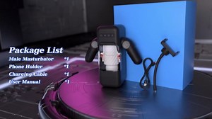 Sex Toys for Men Male Masturbator, 10 Vibrating & 8 Thrusting Modes Men's Sex Toy with Phone Holder, Heating Function Adult Toys Male Stroker, Penis Trainer Penis Pump for Men