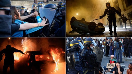 France riots latest: Police stand guard in Marseille as Macron holds crisis talks with ministers after five nights of protests