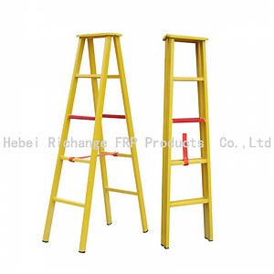 [Hot Item] Insulated FRP Step Ladders for Industrial Fiber Stairs Gfrp Fiberglass Ladders