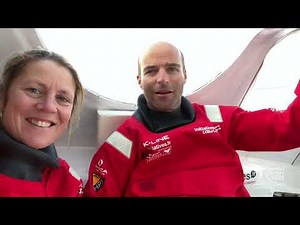 1ère vidéo reçue du bord • Transat Jacques Vabre 2021