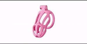 Male Chastity Cage - Yithuet Cobra 2 Cock Cage for Penis Exercise and Abstinence in Bedroom Office Outdoor Gym with 5 Sizes Rings and Catheter (Transparent, XS)