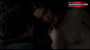 Anne Hathaway Breasts Scene – Brokeback Mountain