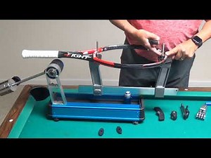 Mounting the racket on a Gamma Drop weight